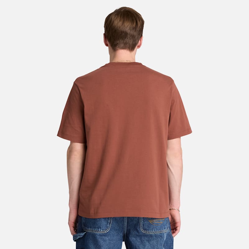 Мужские футболки Timberland Men's Iconic Footwear Short-Sleeve T-Shirt — фото 5