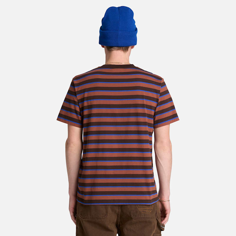 Мужские футболки Timberland Men's Stripe Short-Sleeve T-Shirt — фото 5