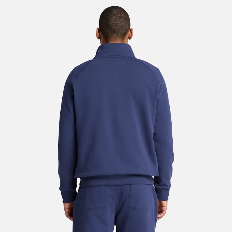 Timberland Men's Exeter River Embroidered Logo Quarter-Zip Sweatshirt — фото 5