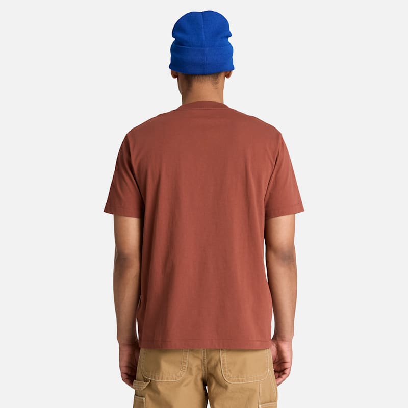Мужские футболки Timberland Men's Established 1973 Embroidered Short-Sleeve T-Shirt — фото 5