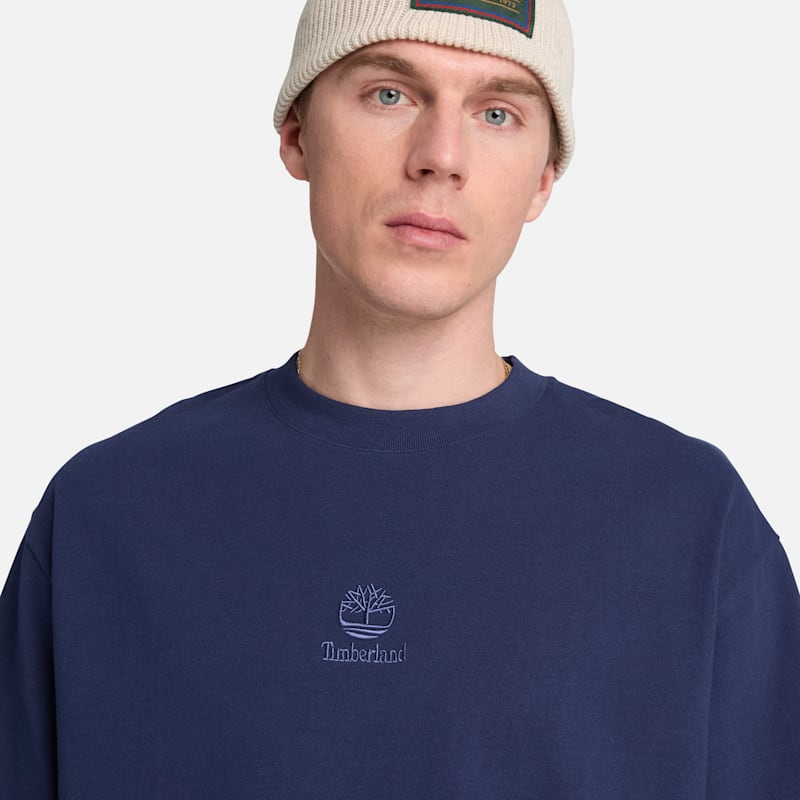Мужские футболки Timberland Men's Shorewood Heavyweight Short-Sleeve T-Shirt — фото 4