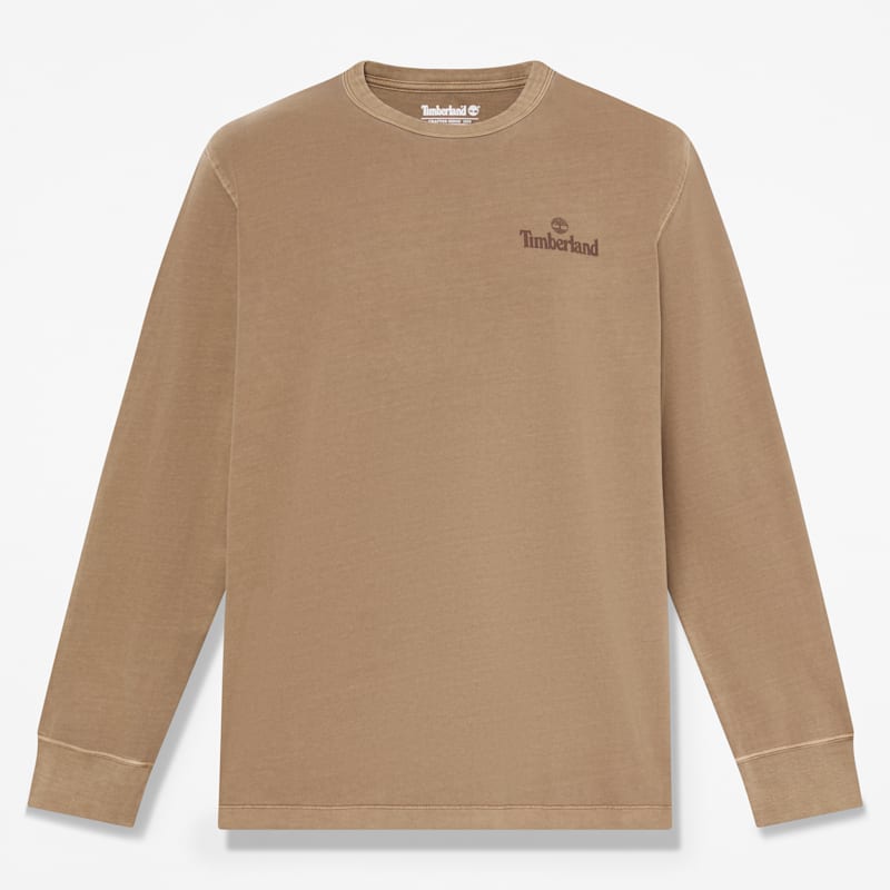 Мужские футболки Timberland Men's South Cabot Garment Dye Long-Sleeve T-Shirt