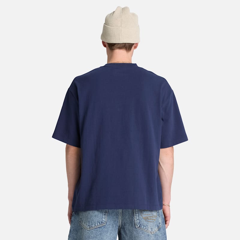 Мужские футболки Timberland Men's Shorewood Heavyweight Short-Sleeve T-Shirt — фото 5
