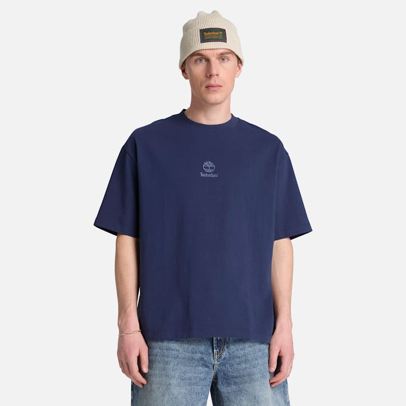 Мужские футболки Timberland Men's Shorewood Heavyweight Short-Sleeve T-Shirt — фото 2