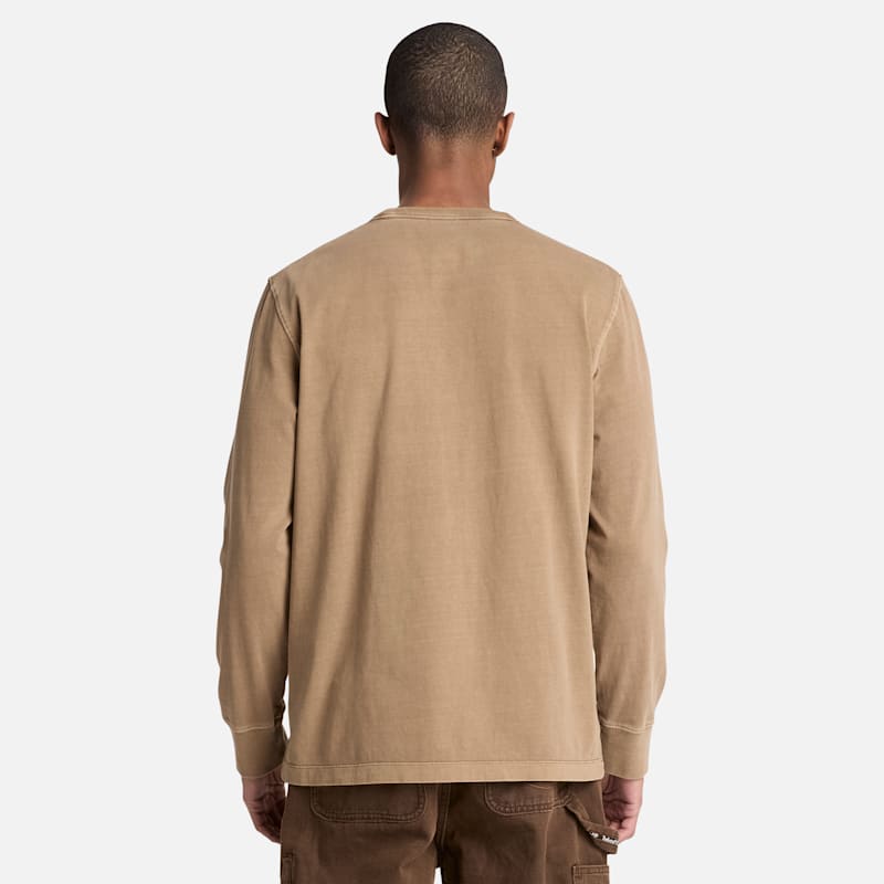 Мужские футболки Timberland Men's South Cabot Garment Dye Long-Sleeve T-Shirt — фото 5