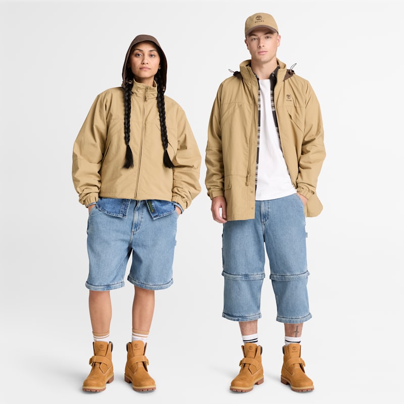 Женские куртки Timberland x BEAMS Nylon Zip Up Convertible Jacket — фото 3