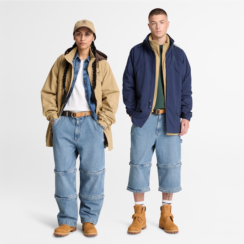Женские брюки Timberland x BEAMS Denim Carpenter Zip-Off Pant — фото 3