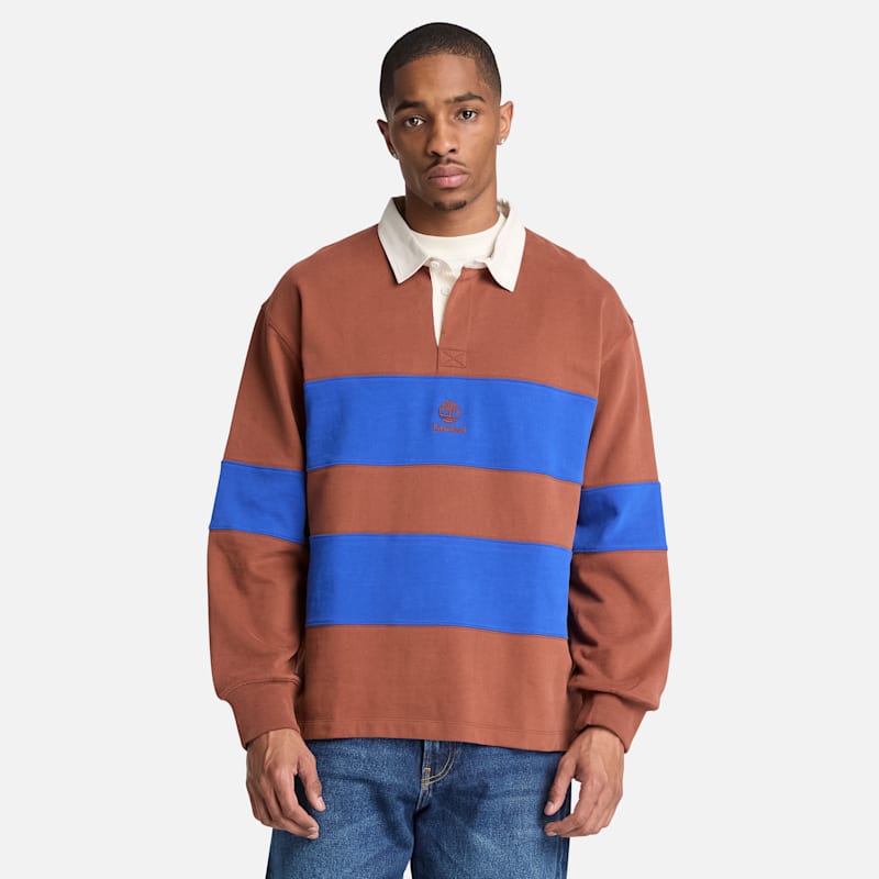 Мужские худи Timberland Men's Rugby Polo Sweatshirt — фото 2