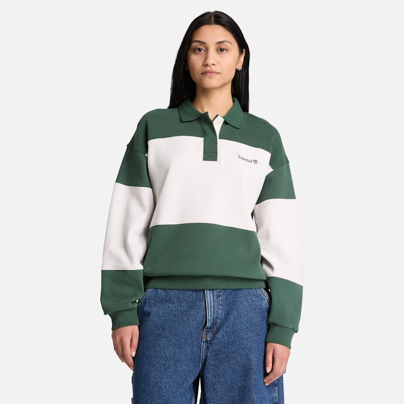 Женские худи Timberland Women's Rugby Polo Sweatshirt — фото 2