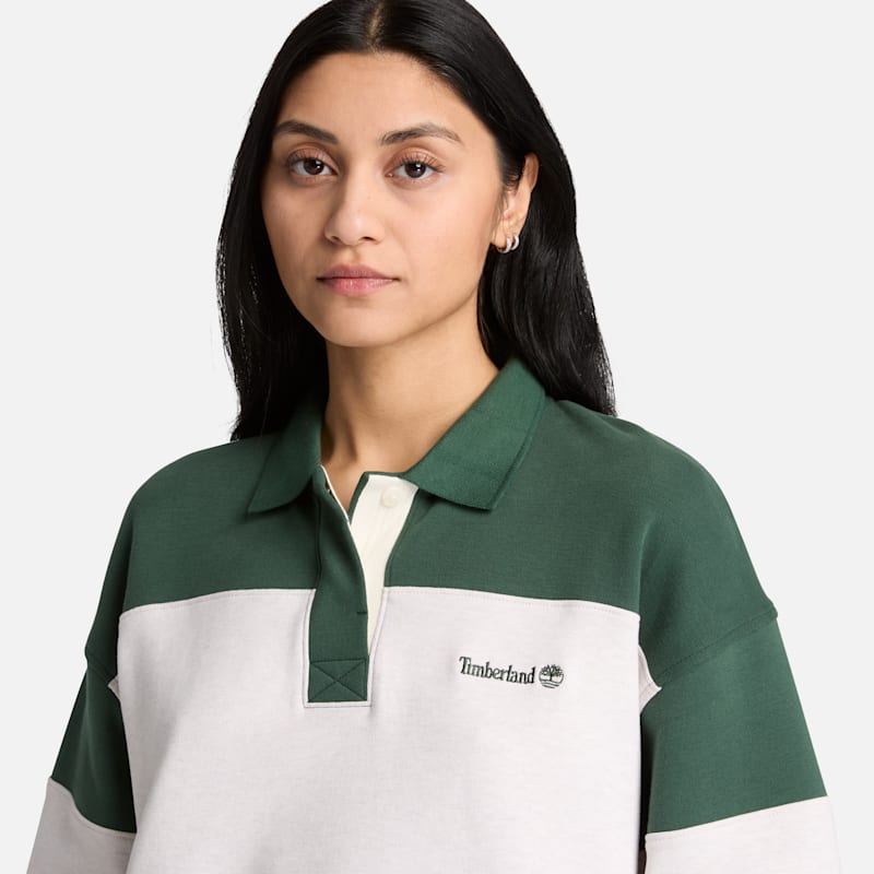 Женские худи Timberland Women's Rugby Polo Sweatshirt — фото 4