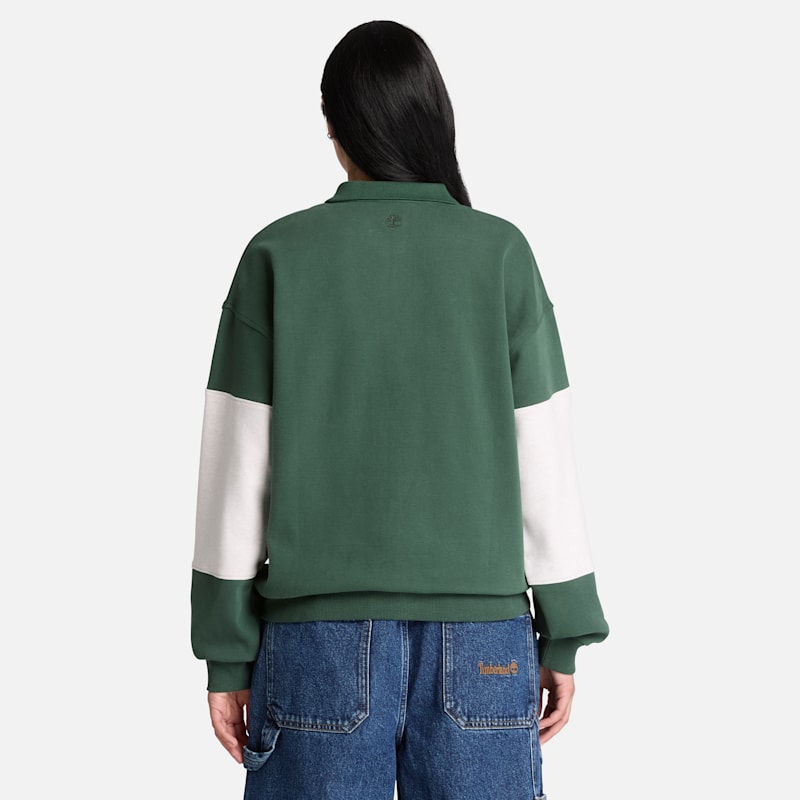 Женские худи Timberland Women's Rugby Polo Sweatshirt — фото 5