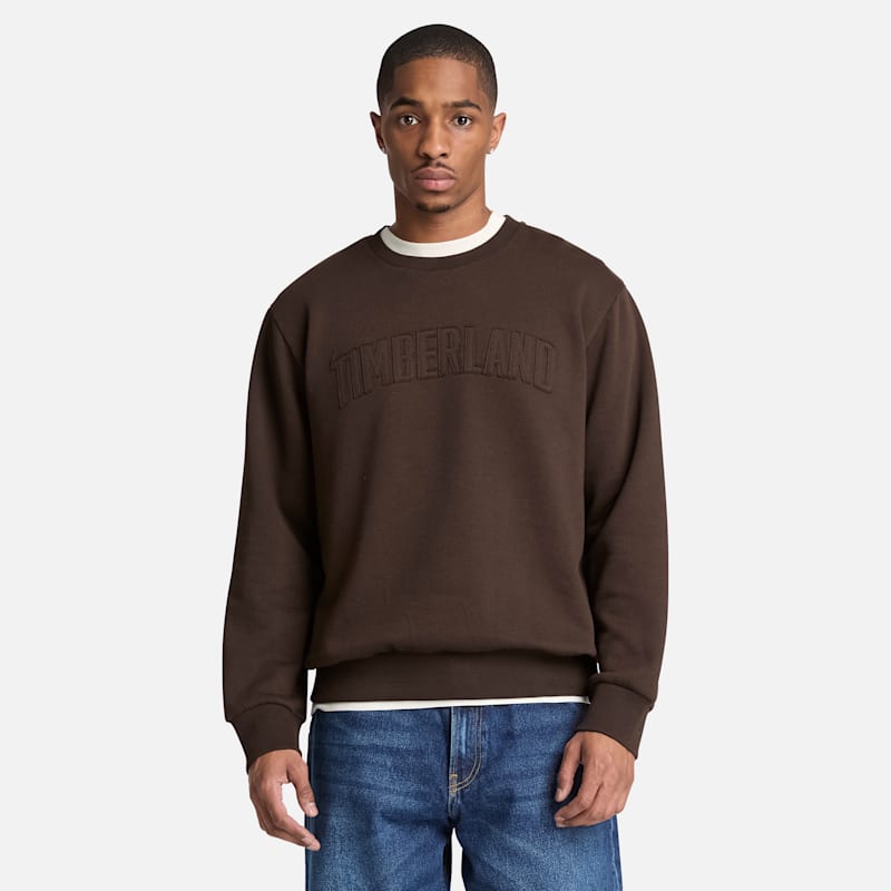 Мужские худи Timberland Men's Wareham Logo Patch Crew Sweatshirt — фото 2