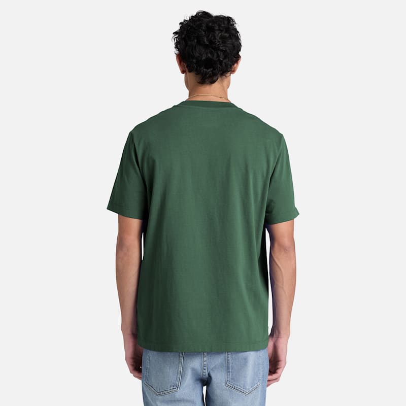 Мужские футболки Timberland Men's Silicon Badge Short-Sleeve T-Shirt — фото 5