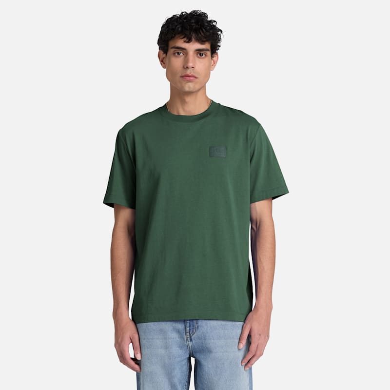 Мужские футболки Timberland Men's Silicon Badge Short-Sleeve T-Shirt — фото 2