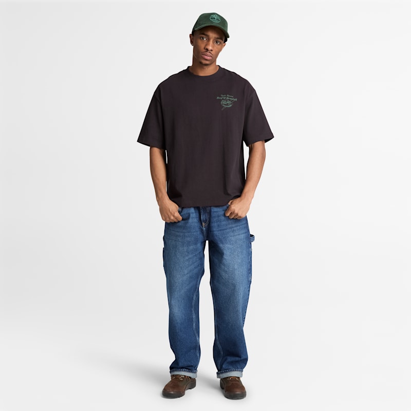 Мужские футболки Timberland Men's Beef & Broccoli Graphic T-Shirt — фото 3