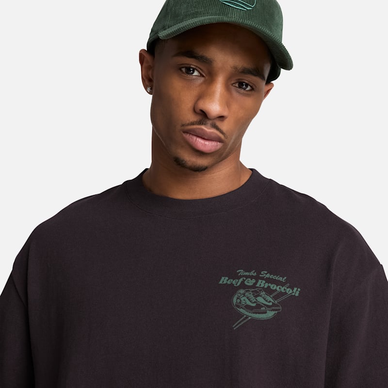 Мужские футболки Timberland Men's Beef & Broccoli Graphic T-Shirt — фото 4