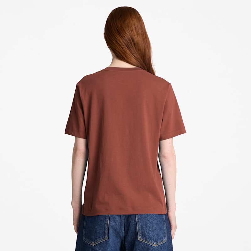 Женские футболки Timberland Women's Crafted Crew Short-Sleeve T-Shirt — фото 5