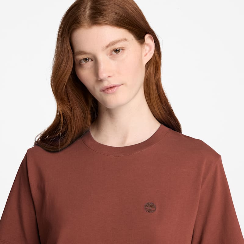 Женские футболки Timberland Women's Crafted Crew Short-Sleeve T-Shirt — фото 4
