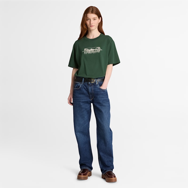 Женские футболки Timberland Women's Graphic Short-Sleeve T-Shirt — фото 3