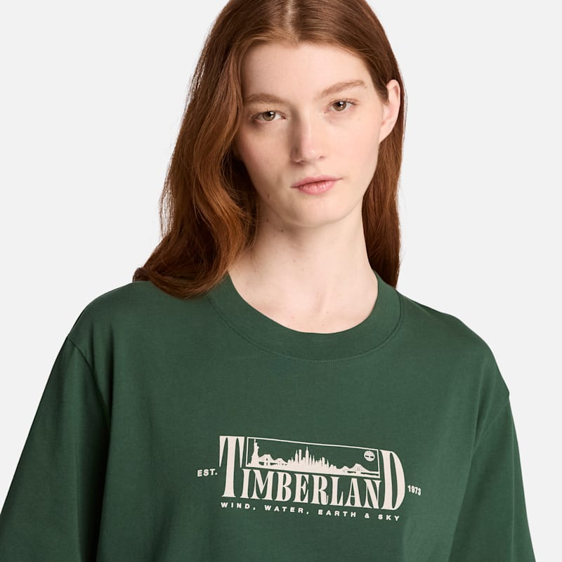 Женские футболки Timberland Women's Graphic Short-Sleeve T-Shirt — фото 4