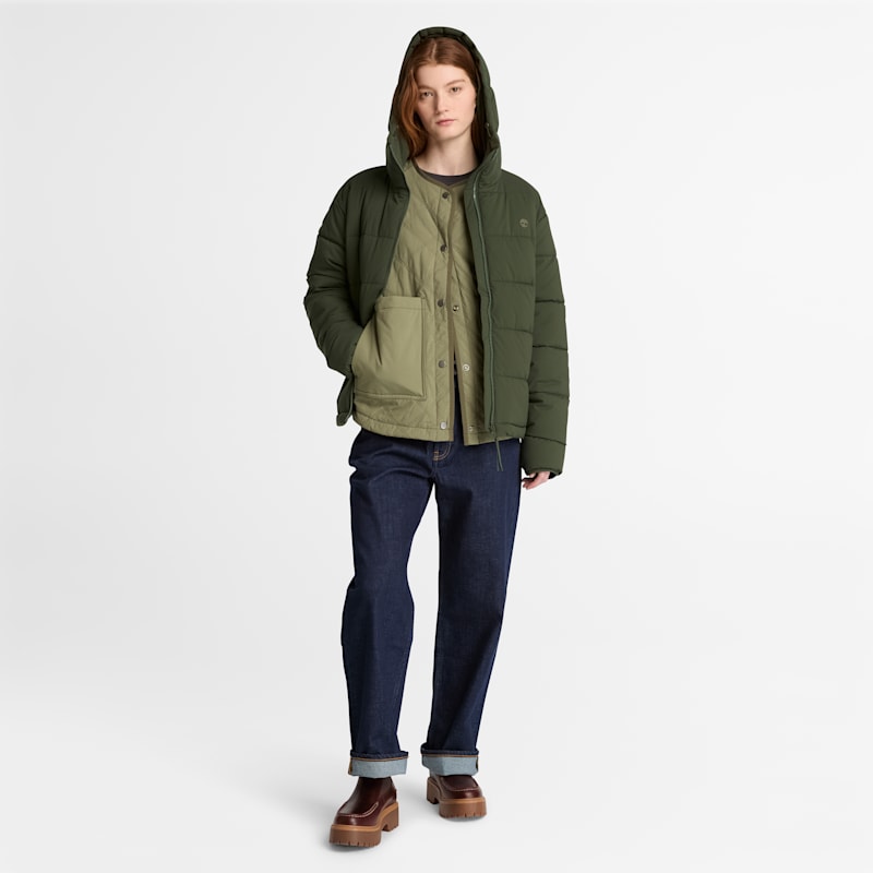 Женские куртки Timberland Women's Water Repellent Quilted Jacket — фото 3