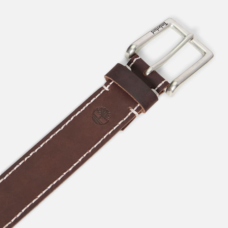 Ремни Timberland Men's Hand-Stitched Leather Belt — фото 2