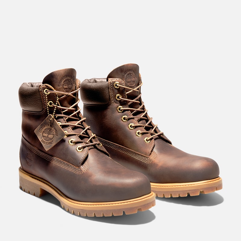 Мужские ботинки Timberland Men's Timberland Premium 6-Inch Waterproof Heritage Boot — фото 4