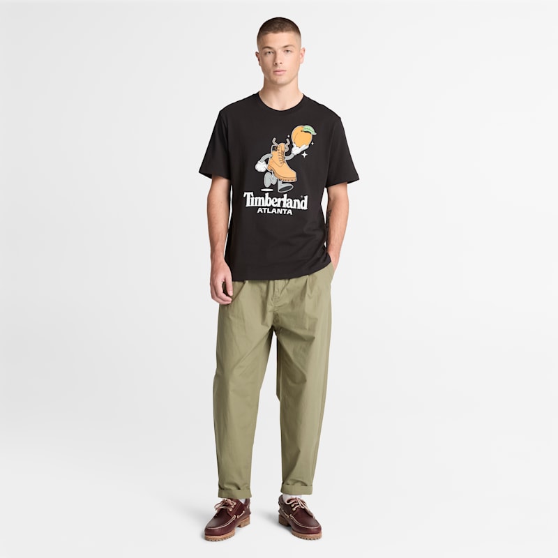 Мужские футболки Timberland Men's Graphic City T-Shirt — фото 3