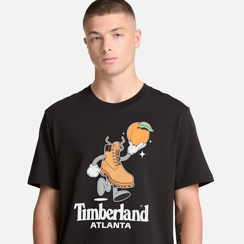 Мужские футболки Timberland Men's Graphic City T-Shirt — фото 4