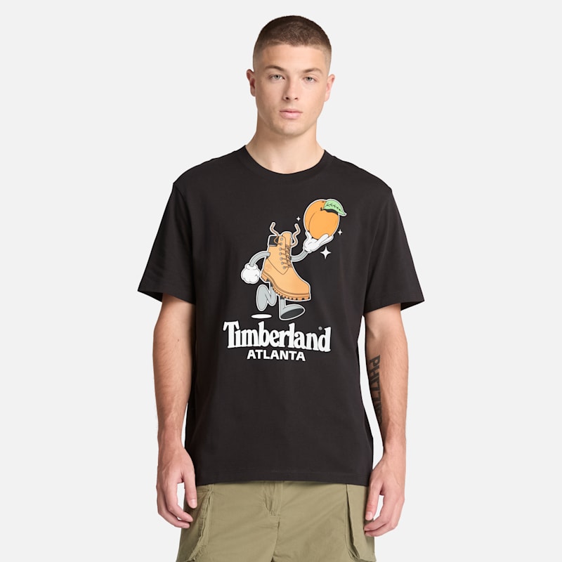 Мужские футболки Timberland Men's Graphic City T-Shirt — фото 2