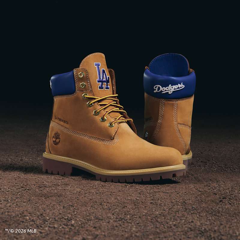 Мужские ботинки Timberland Men's Timberland x New Era Dodgers 6-Inch Waterproof Boot — фото 2