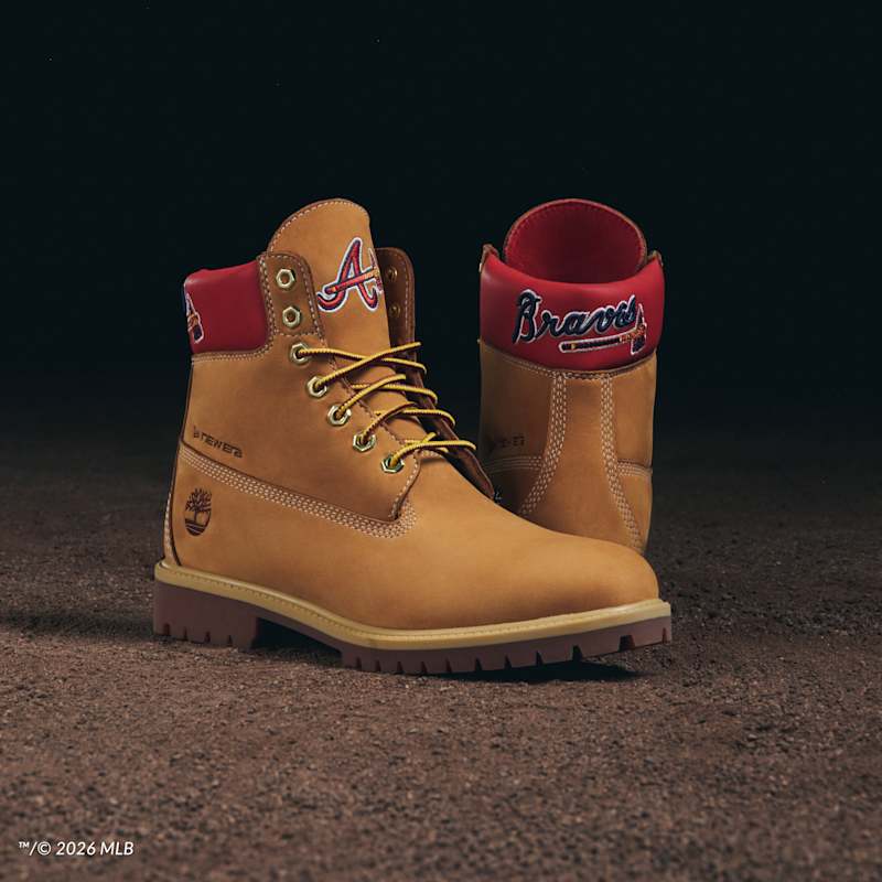 Мужские ботинки Timberland Men's Timberland x New Era Braves 6-Inch Waterproof Boot — фото 2