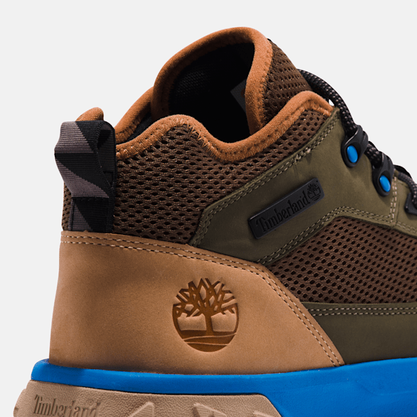 スニーカー TIMBERLAND Men Sneakers Green TB0A6DJKEY11 DARKGREENKNIT Men's Voyager Park Low Lace-Up Sneaker
