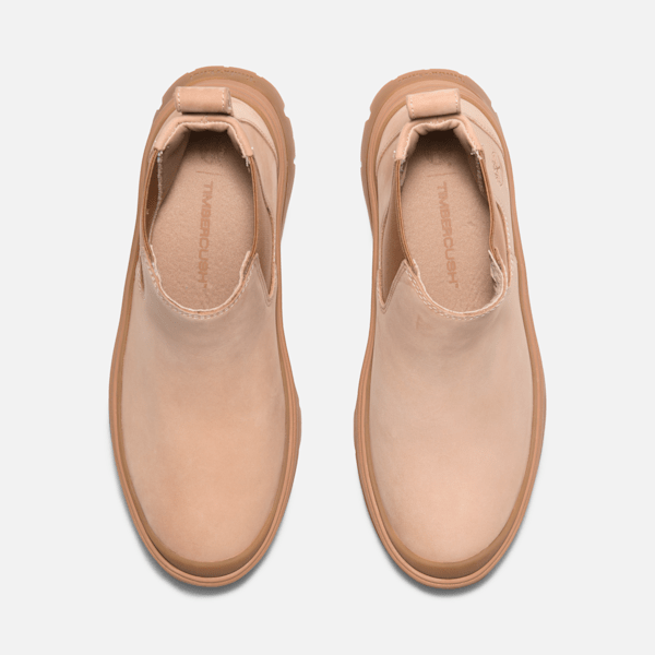 Women's Roxie Lane Mid Chelsea Boots - Light Beige Nubuck