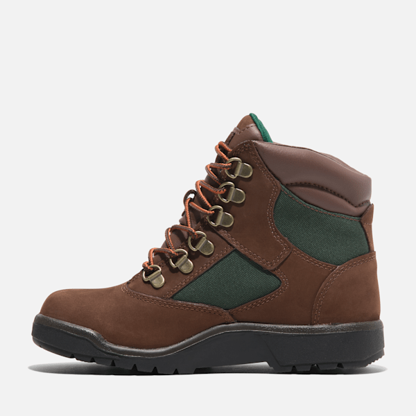 Timberland hotsell TB044792 Toddler Brown & Green 6 Inch Waterproof Field Boot HS4550