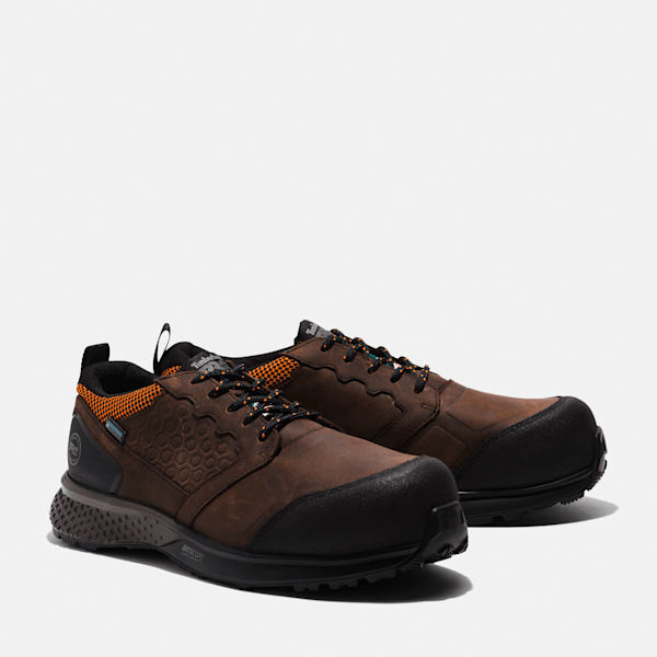 Timberland PRO SERIES レインウェア 赤/黒 Men's Timberland PRO® Powertrain EV Comp-Toe Work Sneaker