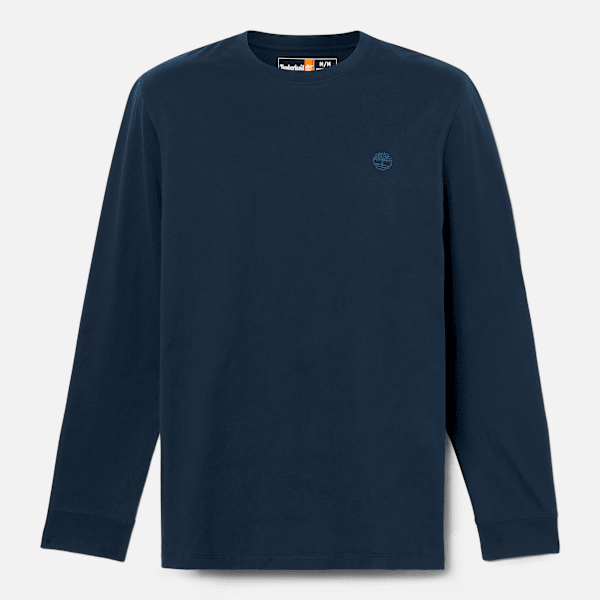Men's Oyster River Chest Logo Long-Sleeve T-Shirt