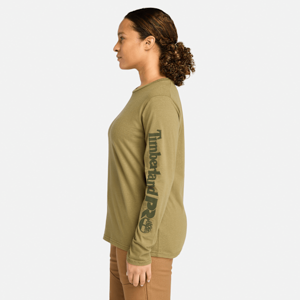 Long sleeve t-shirt in 100% cotton - Olive Green | Benetton