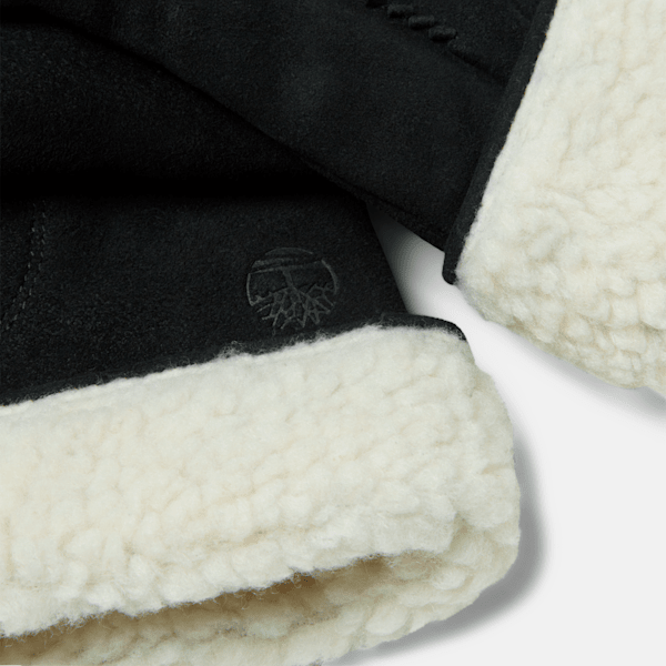 Women's Leather Gloves with Fleece Cuffs