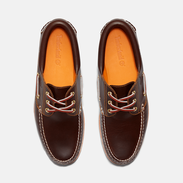 Men's Timberland® Authentic 3-Eye Lug Handsewn Boat Shoe
