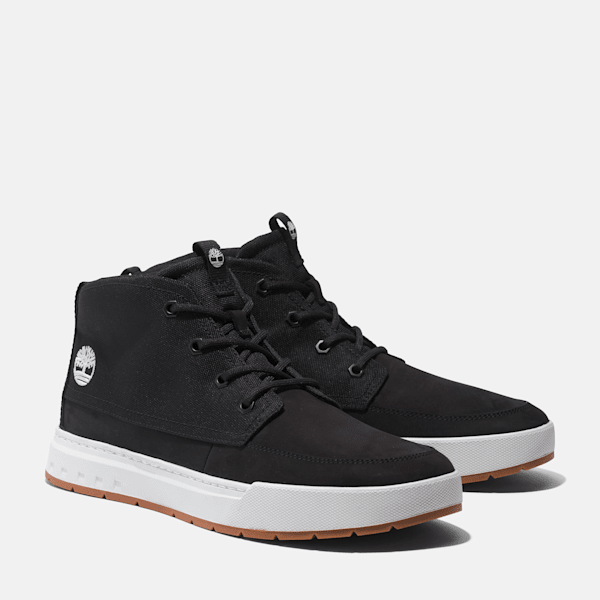 【Timberland】U MAPLE GROVE MID BLACK NUBUCK 国内発送 Men's Maple Grove Leather Chukka