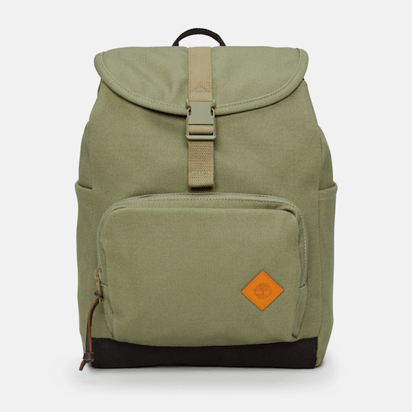 Canvas and Leather Backpack