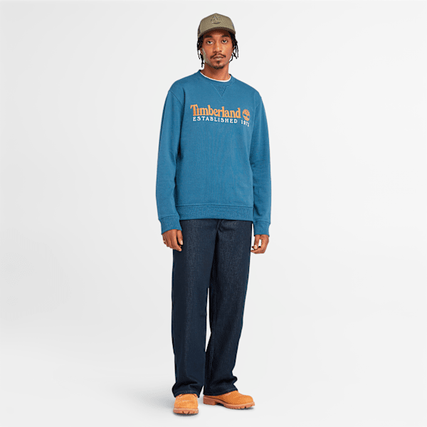 【Timberland】 ★ Sweatshirt Crew-neck ★ Men's Timberland Tree Logo Hoodie Vintage Black | Chicago