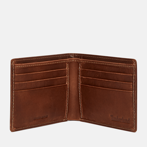 thumbnail image 2 of Marshal Men's Tan Leather Bifold Wallet – Zipper Around, Multi-Pocket, Genuine Leather 2 of 6
