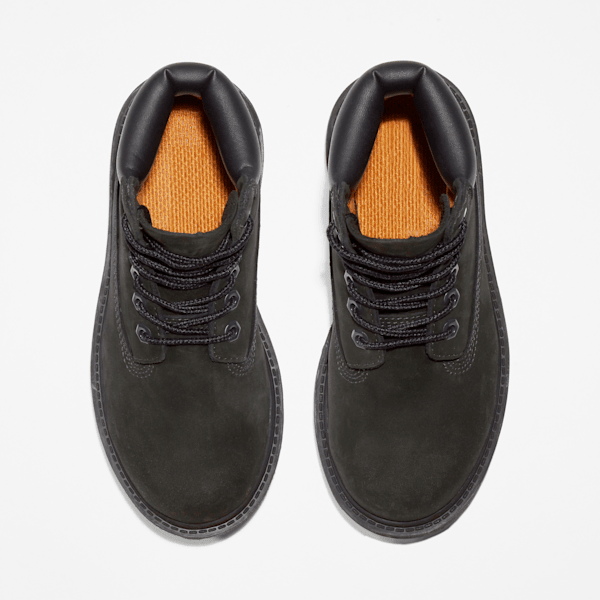 Youth Premium 6-Inch Waterproof Boots - Black | Timberland US