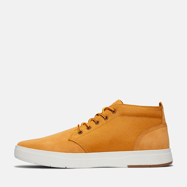 ◆Timberland◆ Men's Davis Square Chukka Sneakers Yellow TB0 Timberland Men's Davis Square Chukka Sneaker Boots from