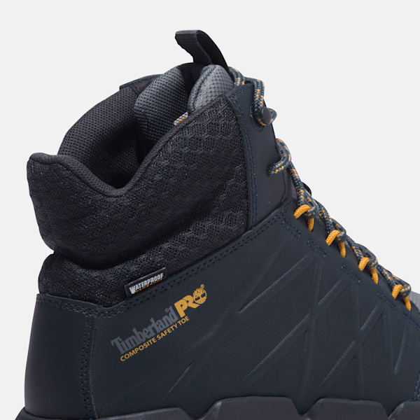 Timberland Pro ブラック ハイカットブーツ stma64hqelt-side.jpg
