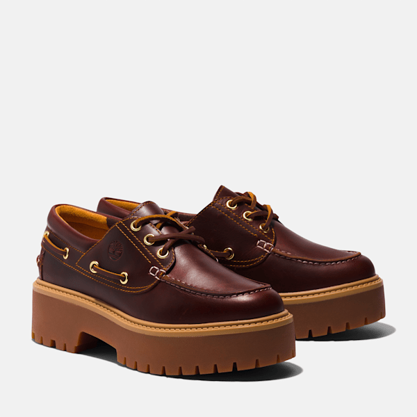 Men's Timberland® Authentic 3-Eye Lug Handsewn Boat Shoe