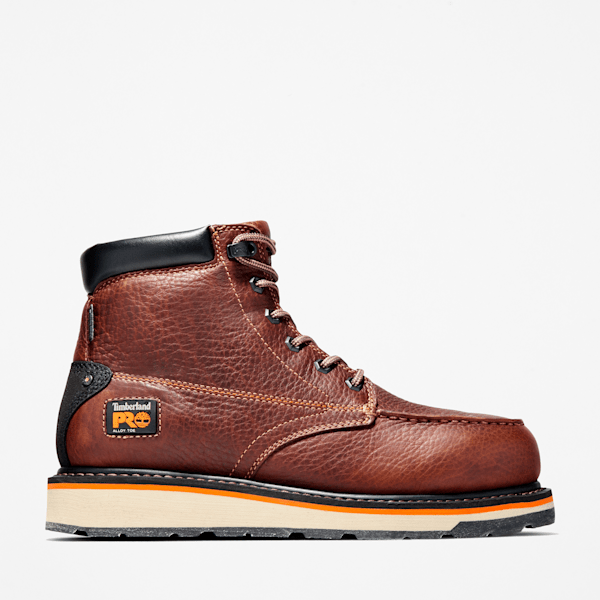 Men's Gridworks 6-Inch Alloy Toe Work Boots - Brown | Timberland US