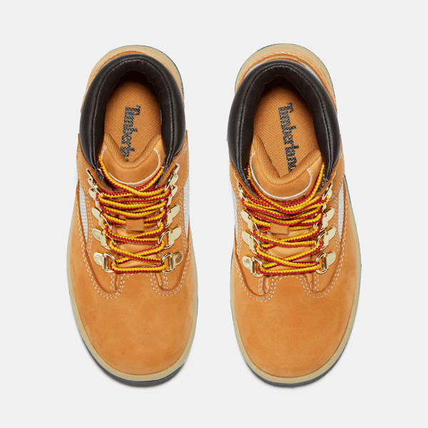 Junior 6-Inch Field Boots in Wheat Nubuck | Timberland US